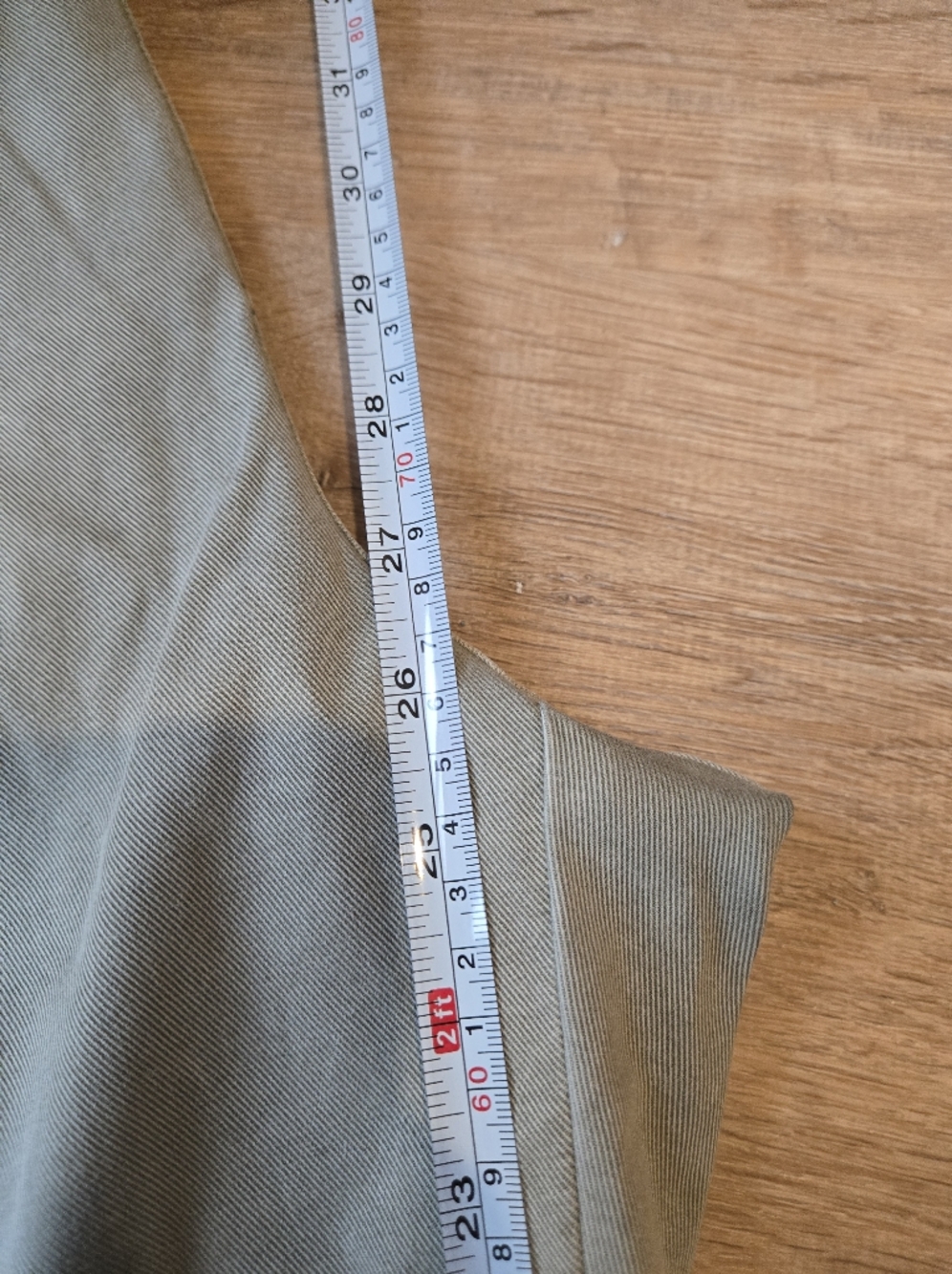 Spanx Stretch Twill Straight Leg Pants in Olive Oil Size M - Picture 11 of 11